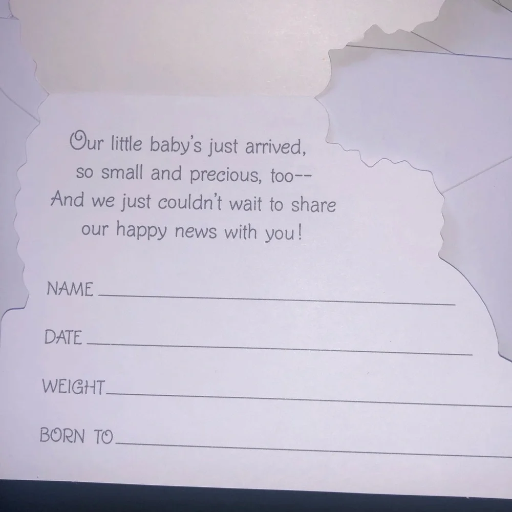 VINTAGE BABY ANNOUNCEMENTS & THANK YOU CARDS